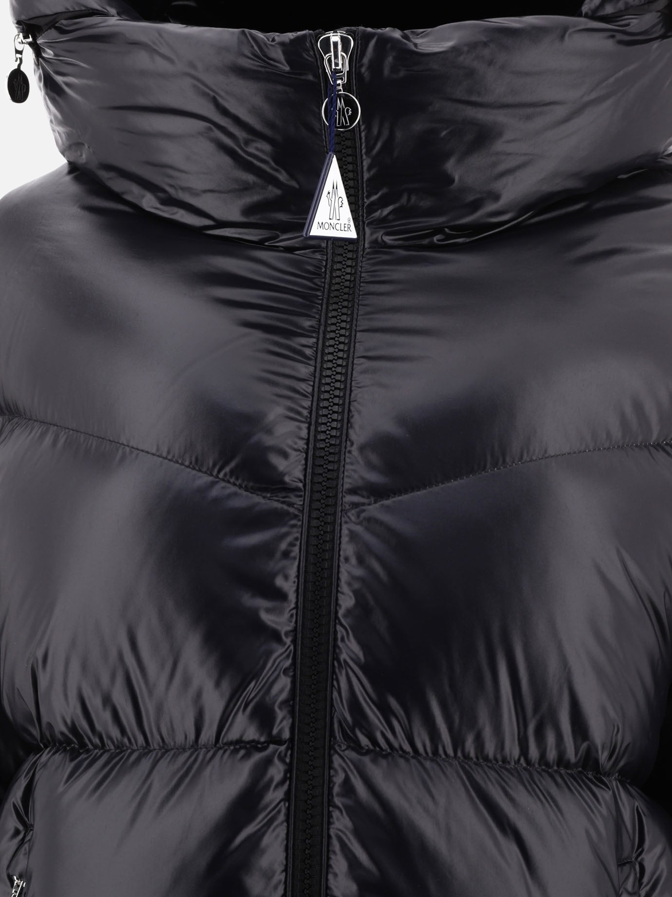 Piumini corti 100% poliammide - Imbottitura: piumino e piuma  Nero - Moncler Donna | PDP | VIETTI Online Store | thumbnail_3