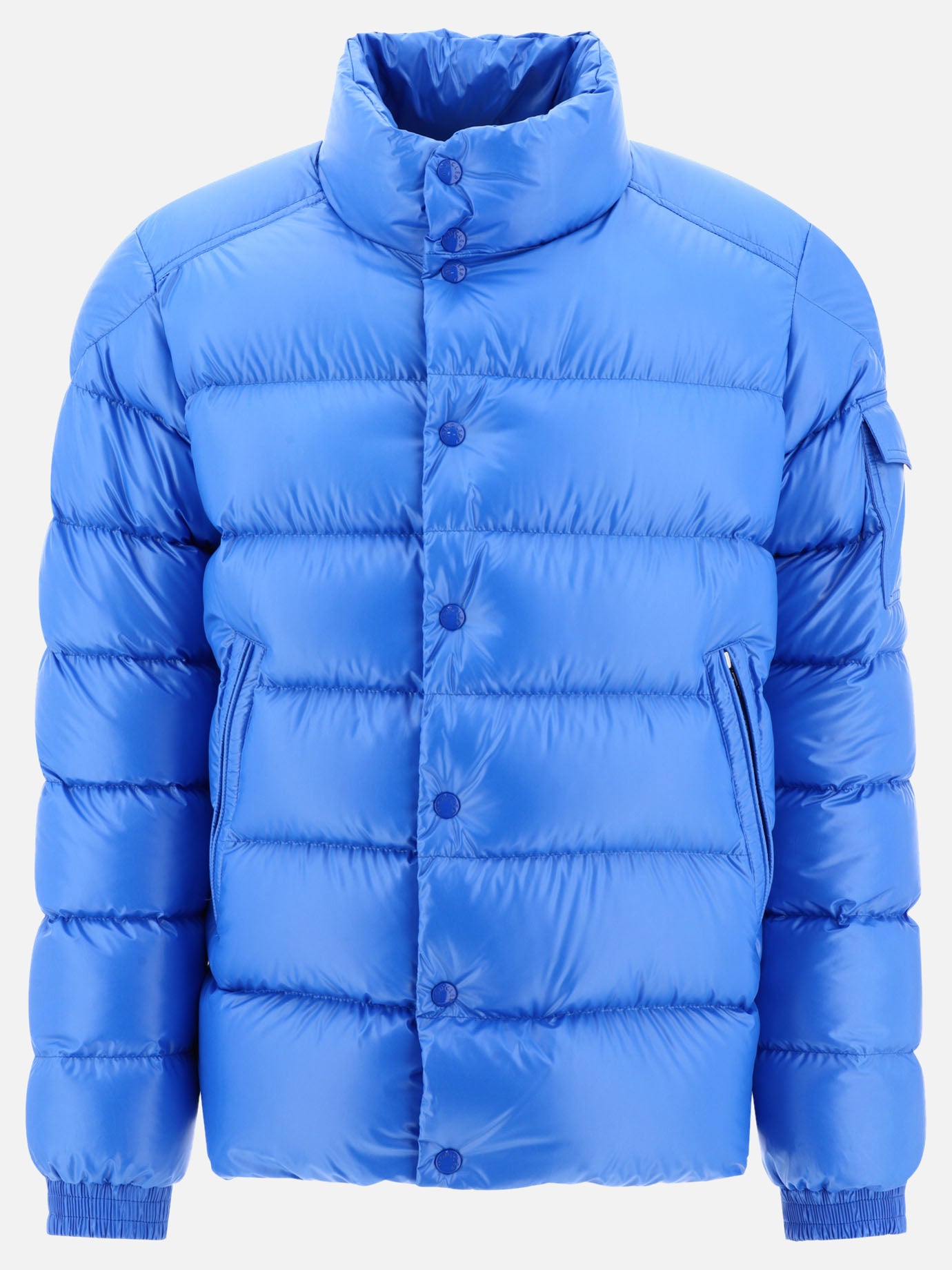 Piumini corti 100% poliestere - Imbottitura: piumino e piuma  Azzurro - Moncler Uomo | PDP | VIETTI Online Store | thumbnail