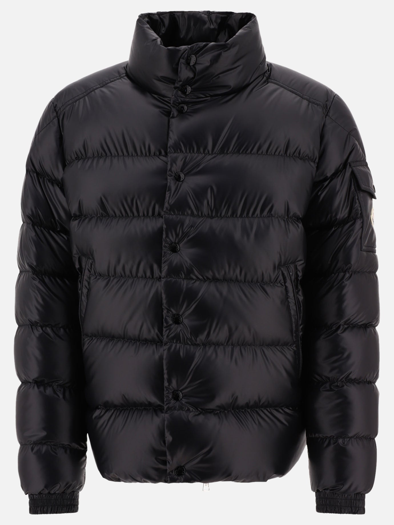 Piumini corti 100% poliestere - Imbottitura: piumino e piuma  Nero - Moncler Uomo | PDP | VIETTI Online Store | Zoom-Modal
