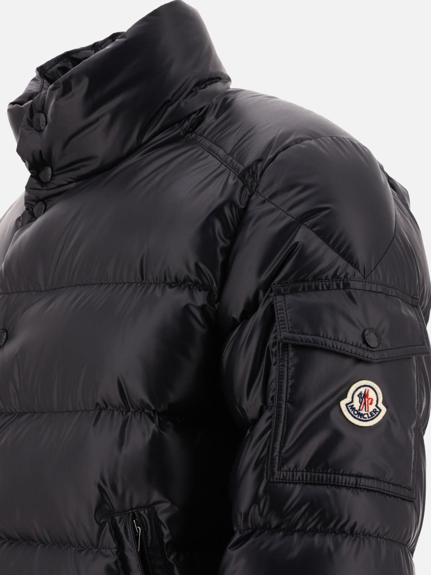 Piumini corti 100% poliestere - Imbottitura: piumino e piuma  Nero - Moncler Uomo | PDP | VIETTI Online Store | Zoom-Modal_4
