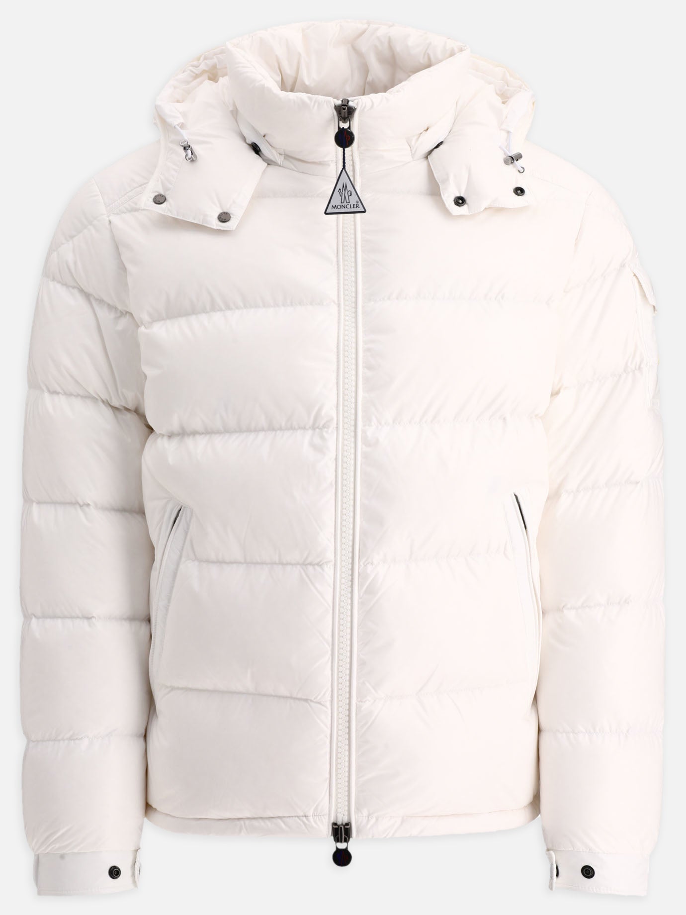 Piumini corti Solid colour  Bianco - Moncler Uomo | PDP | VIETTI Online Store | Zoom-Modal
