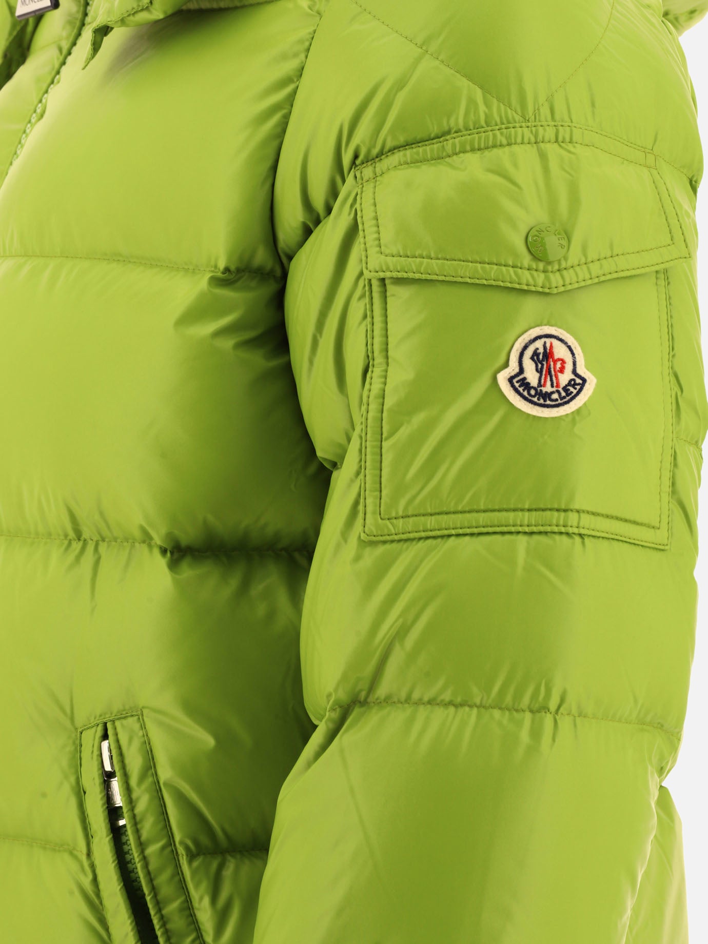 Piumini corti Solid colour  Verde - Moncler Uomo | PDP | VIETTI Online Store | Zoom-Modal_4
