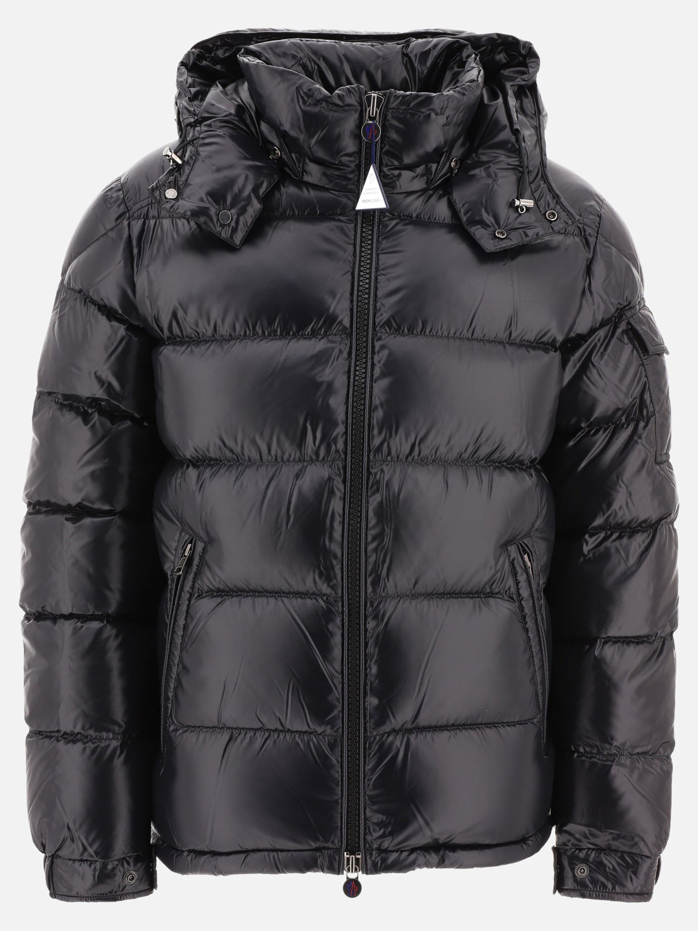 Piumini corti Solid colour  Nero - Moncler Uomo | PDP | VIETTI Online Store | Zoom-Modal
