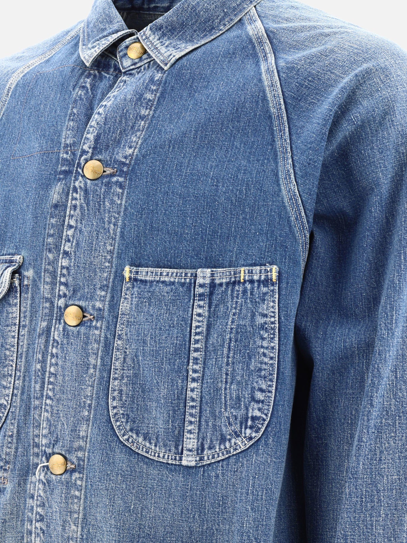 Overshirt jackets 03-6140-95  Light blue - OrSlow Men | PDP | VIETTI Online Store | thumbnail_4