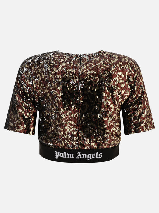 T-shirt girocollo 100% polyester  Marrone - Palm Angels Donna | PLP | VIETTI Online Store | 2
