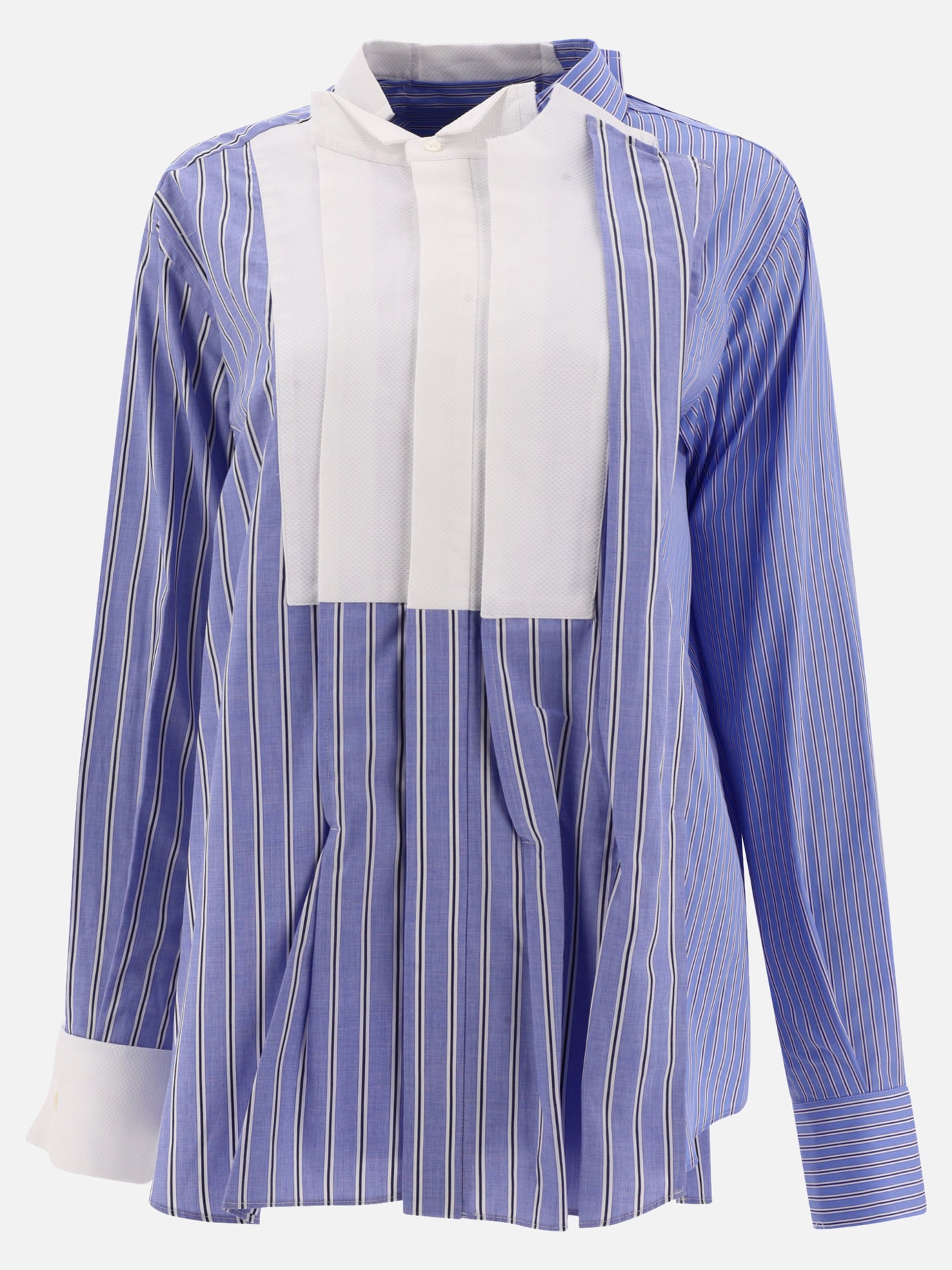 Casual shirts 100% cotton  Light blue - Sacai Women | PDP | VIETTI Online Store | Zoom-Modal
