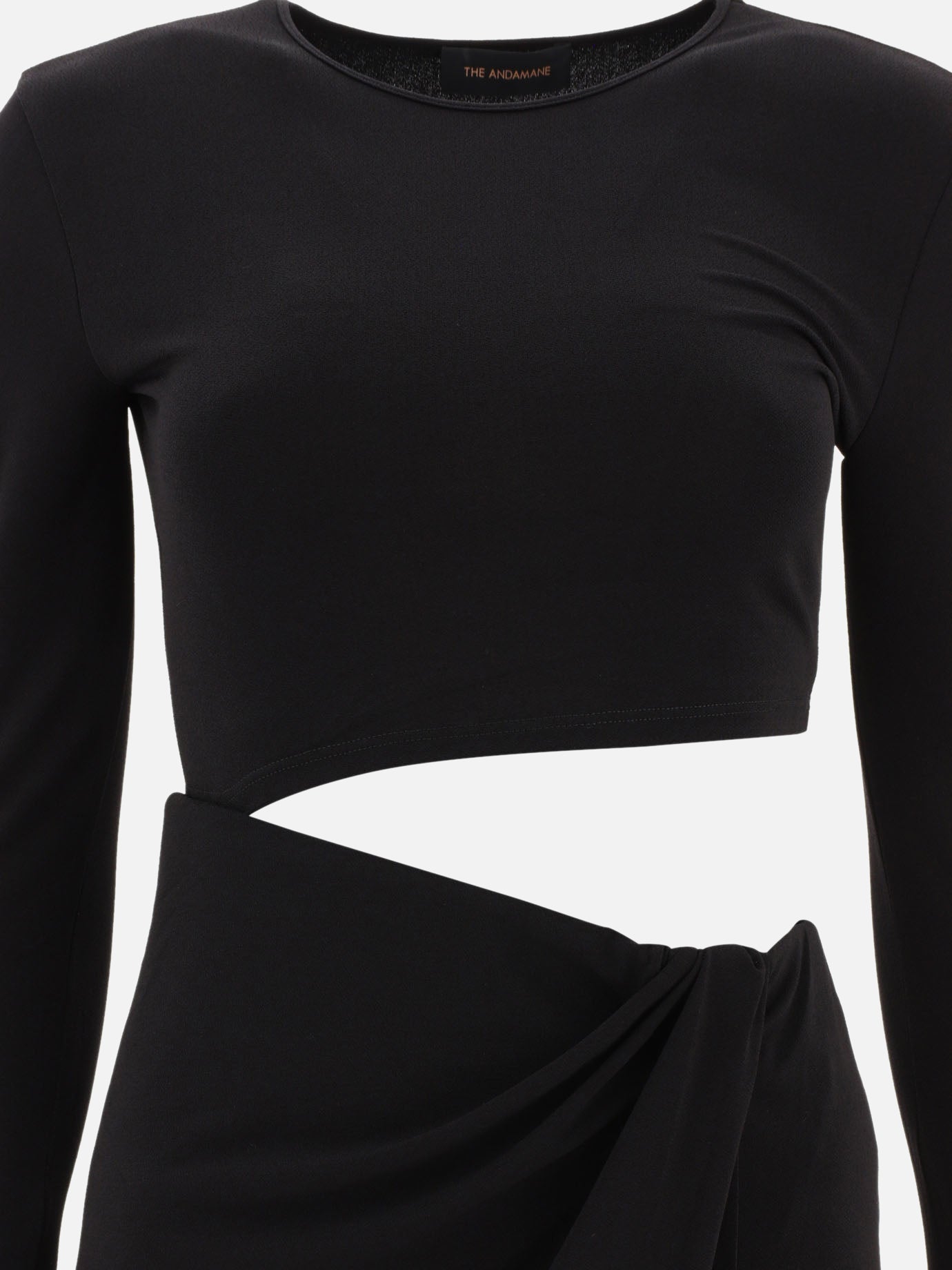 Abiti lunghi 95% poliestere 5% elastan  Nero - The Andamane Donna | PDP | VIETTI Online Store | Zoom-Modal_3
