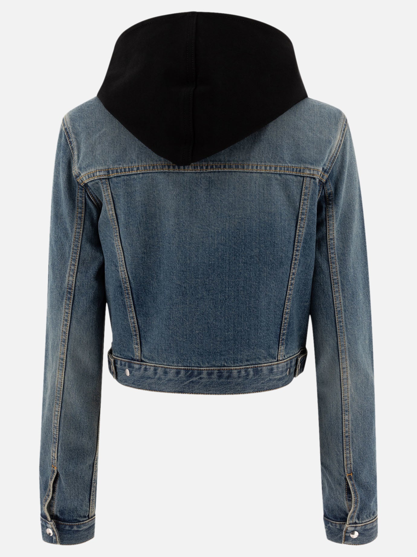Giacche in denim Solid colour  Blu - Alaïa Donna | PDP | VIETTI Online Store | Zoom-Modal_2
