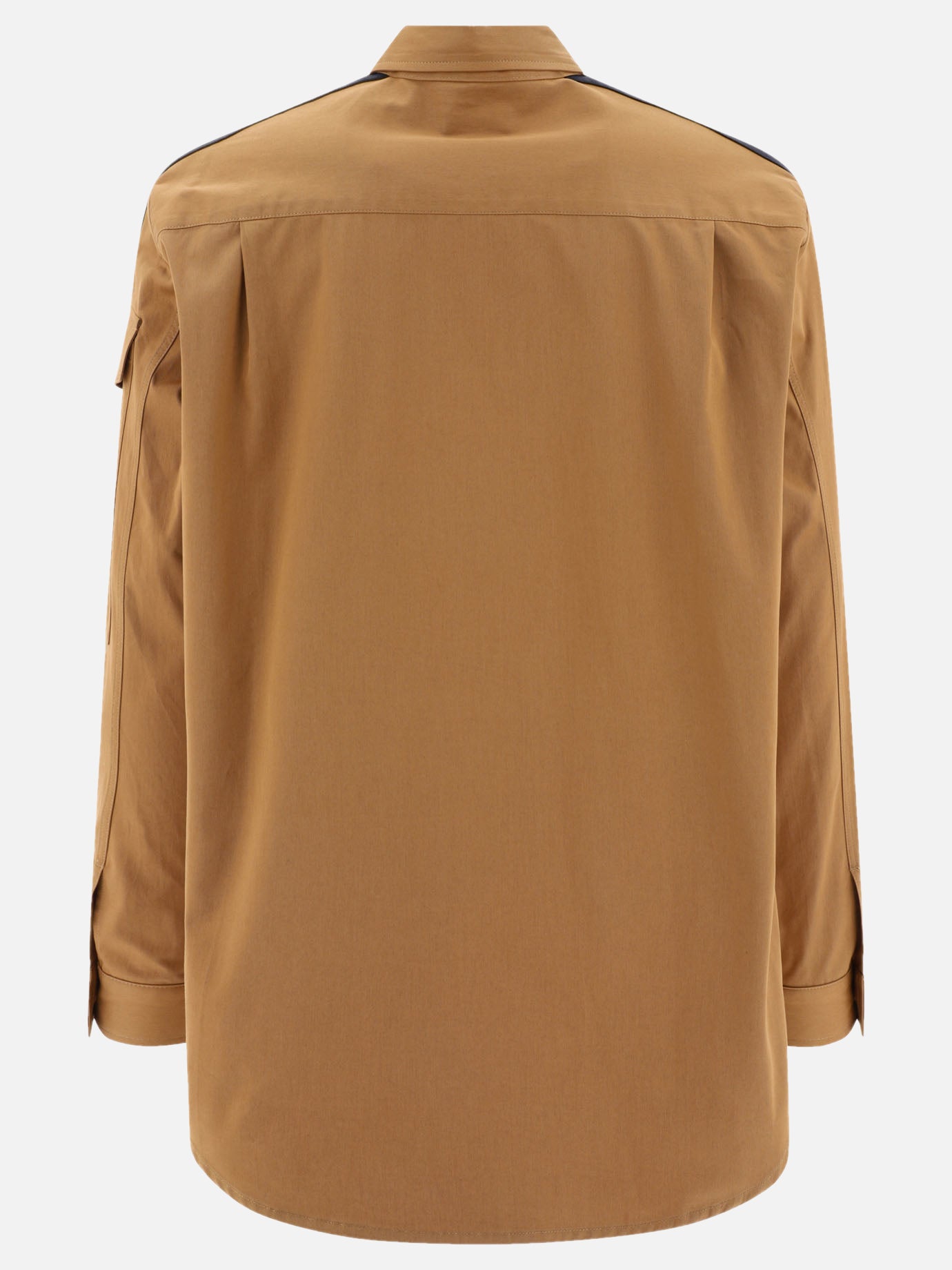 Overshirt jackets Solid colour  Brown - Alexander McQueen Men | PDP | VIETTI Online Store | Zoom-Modal_2

