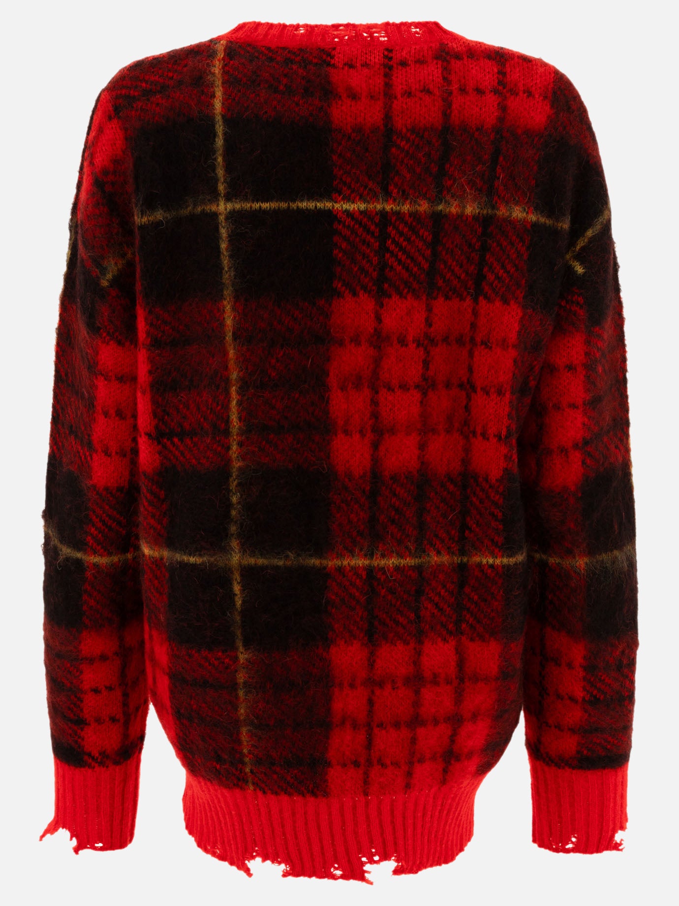 "Tartan Distressed" sweater