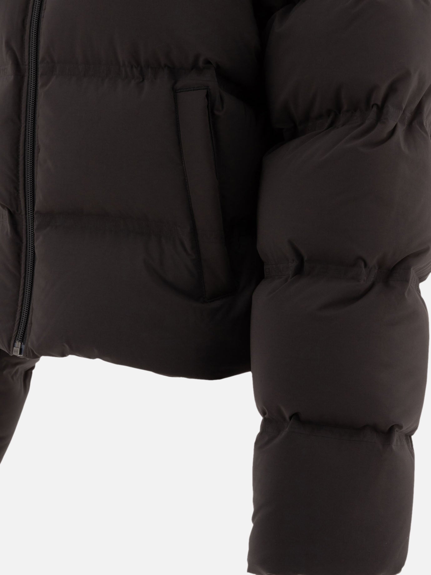 Alexander Wang Down jacket with logo Black