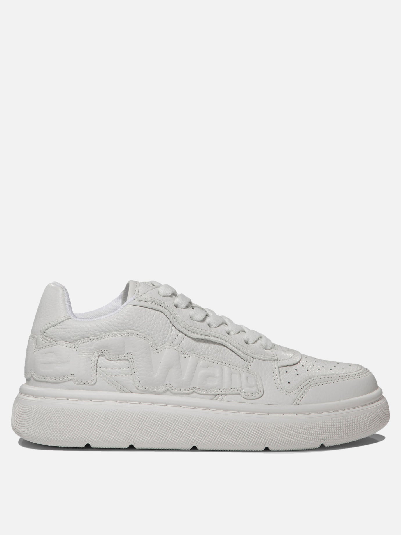 Low top sneakers 100% leather - 100% rubber  White - Alexander Wang Women | PDP | VIETTI Online Store | thumbnail