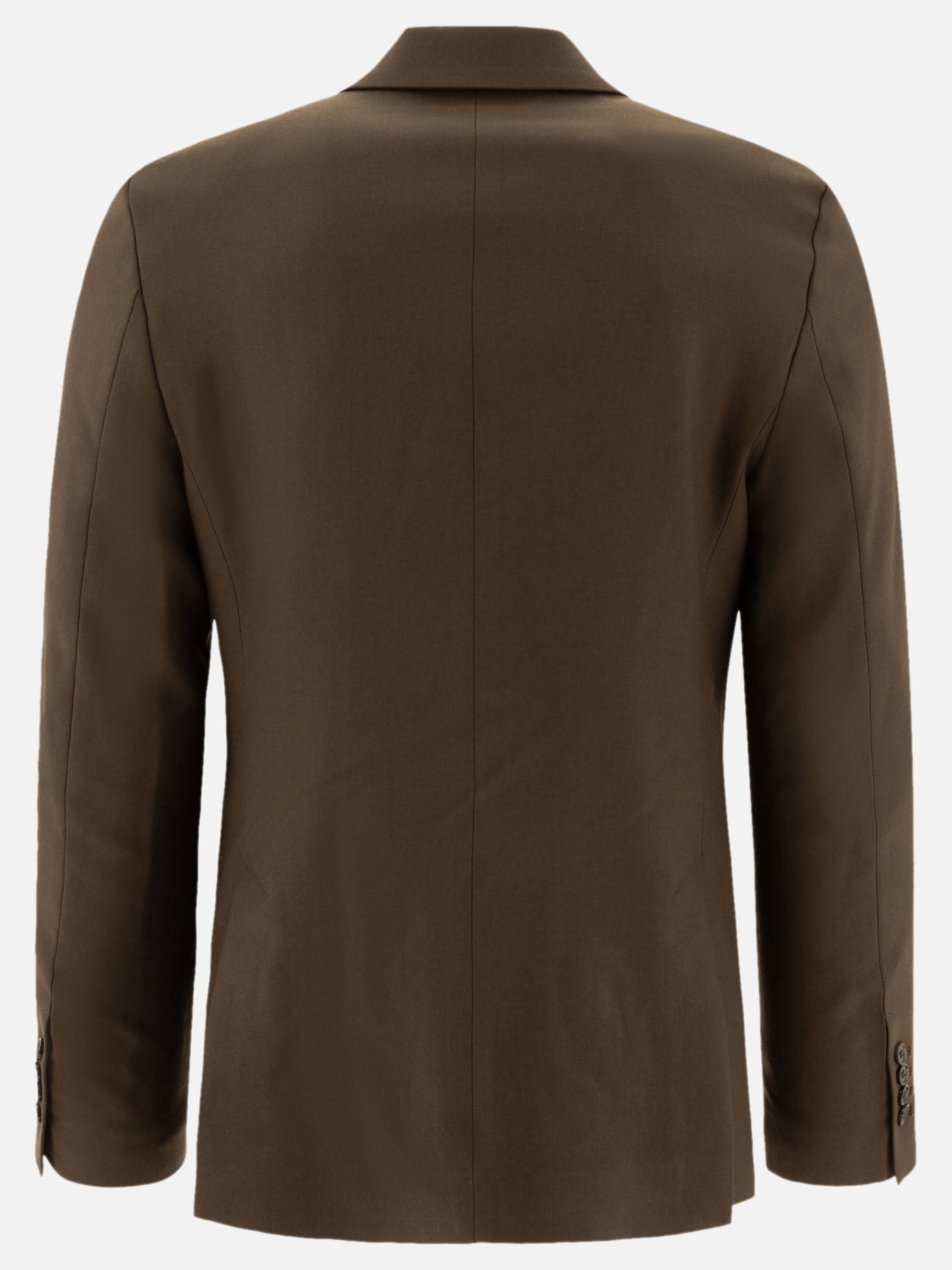 Ami Paris Wool double-breasted blazer Brown