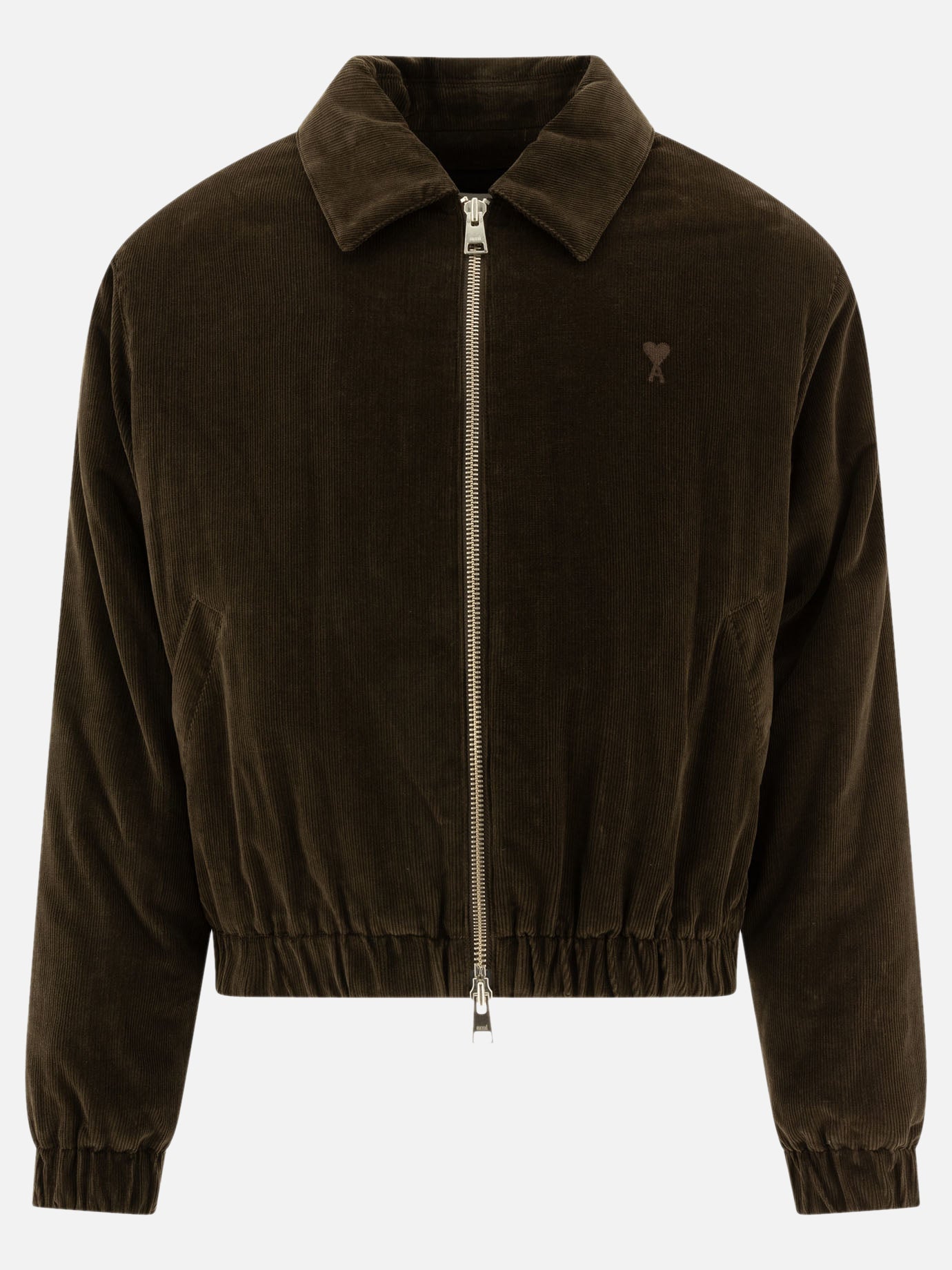 Giacche leggere & Trapuntate Solid colour  Marrone - Ami Paris Uomo | PDP | VIETTI Online Store | Zoom-Modal
