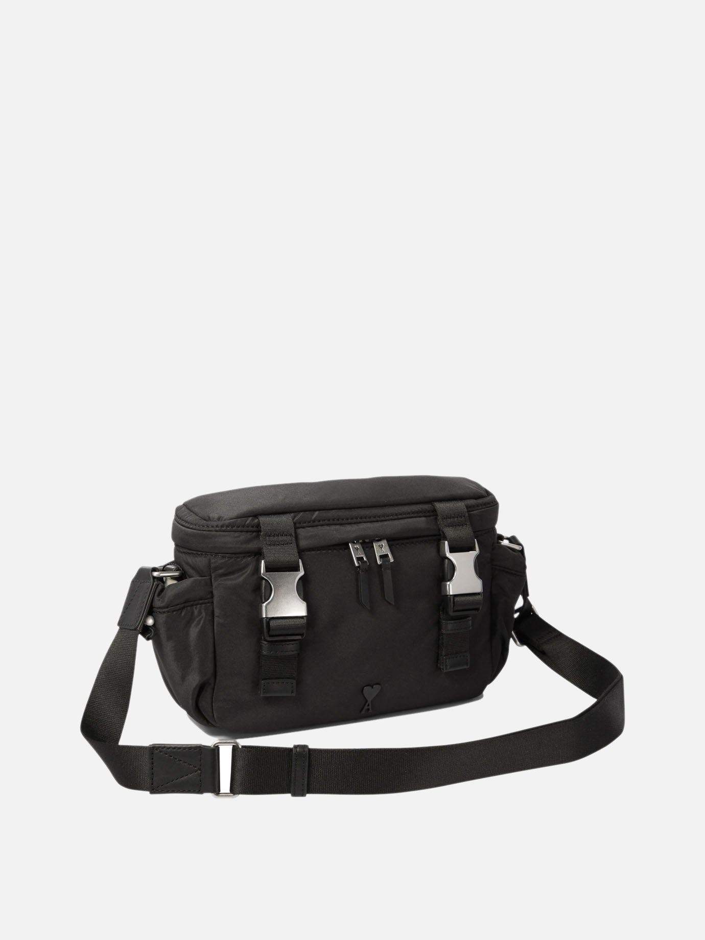 Ami Paris "Ami de Coeur" messenger bag Black