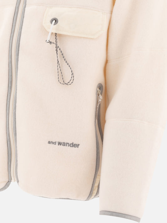Giacche in pile Solid colour  Bianco - and Wander Uomo | PLP | VIETTI Online Store | 2
