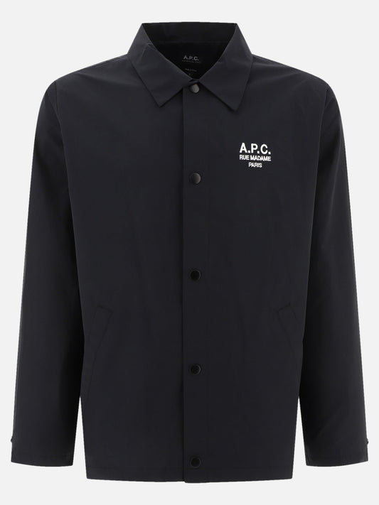 Overshirt jackets Solid colour  Black - A.P.C. Men | PLP | VIETTI Online Store 

