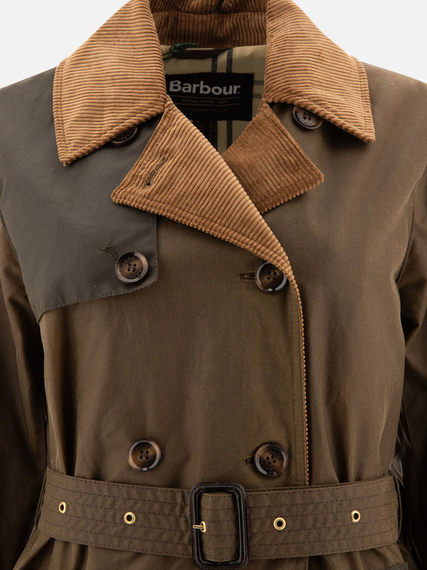 Impermeabili & Trench Solid colour  Verde - Barbour Donna | PDP | VIETTI Online Store | Zoom-Modal_3
