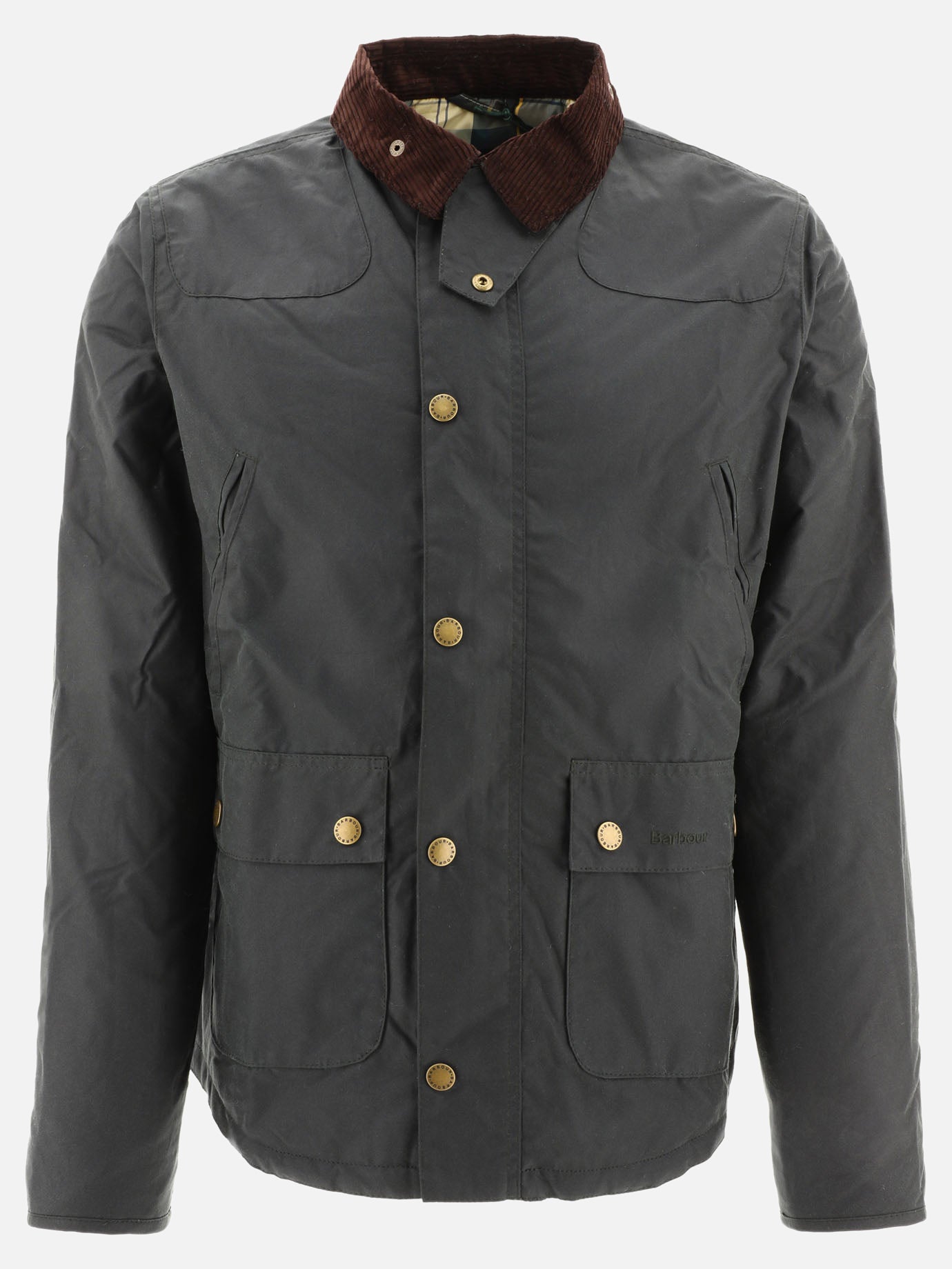 Giacche leggere & Trapuntate Solid colour  Grigio - Barbour Uomo | PDP | VIETTI Online Store | Zoom-Modal
