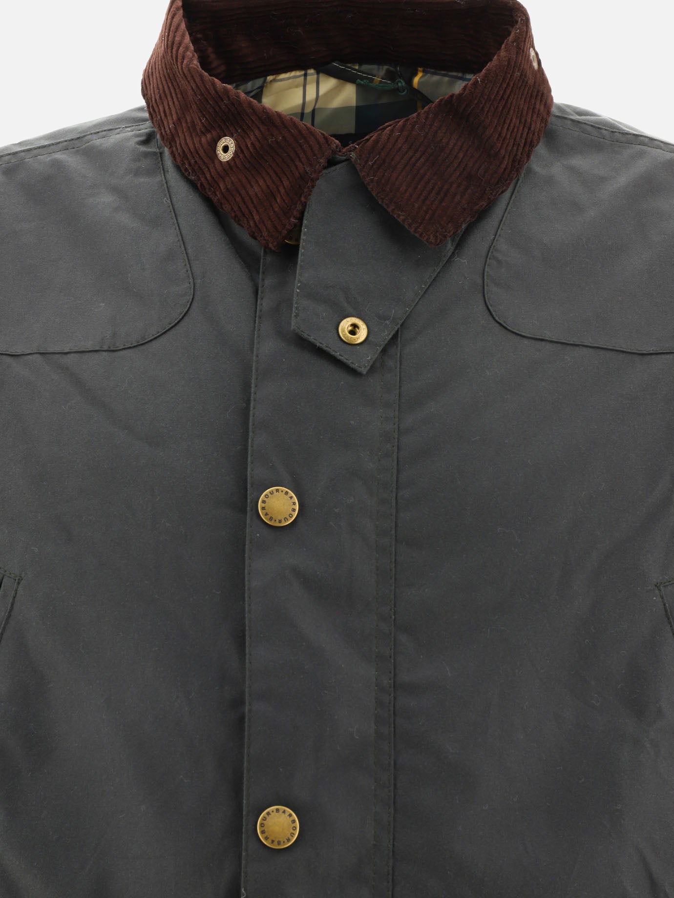 Giacche leggere & Trapuntate Solid colour  Grigio - Barbour Uomo | PDP | VIETTI Online Store | Zoom-Modal_3
