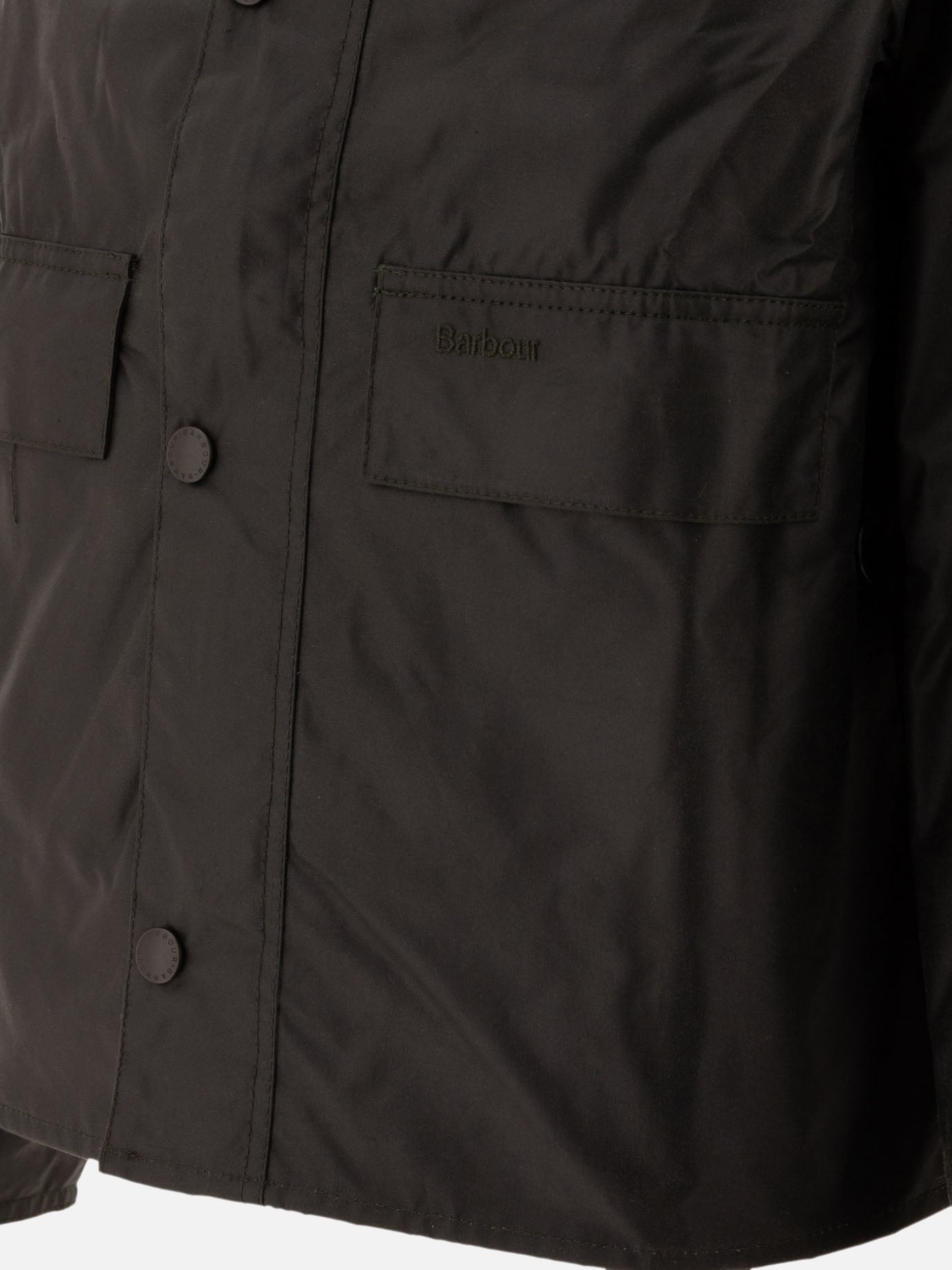 Giacche leggere & Trapuntate Solid colour  Verde - Barbour Uomo | PDP | VIETTI Online Store | Zoom-Modal_4
