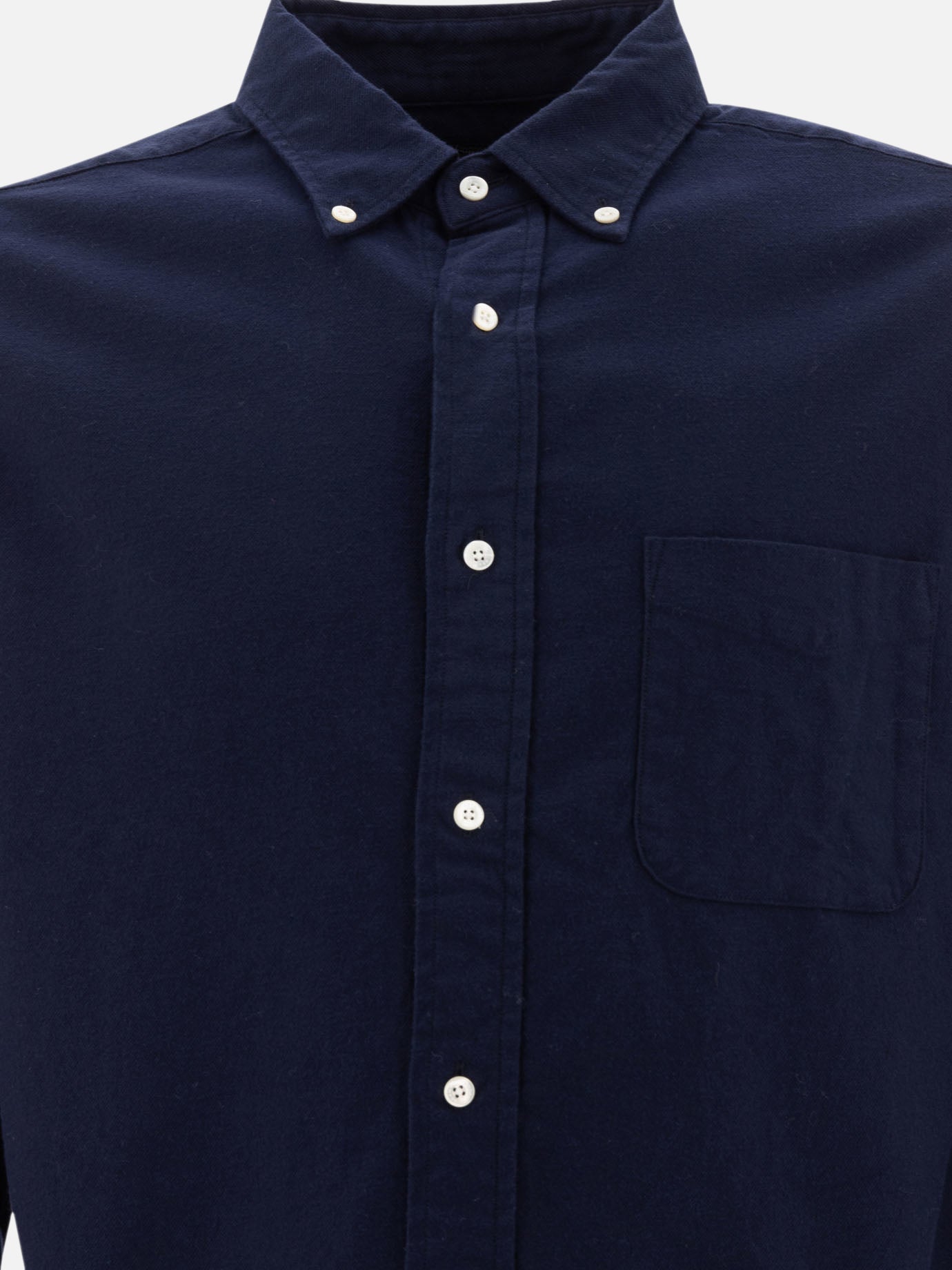 Camicie casual Solid colour  Blu - Beams Plus Uomo | PDP | VIETTI Online Store | thumbnail_3