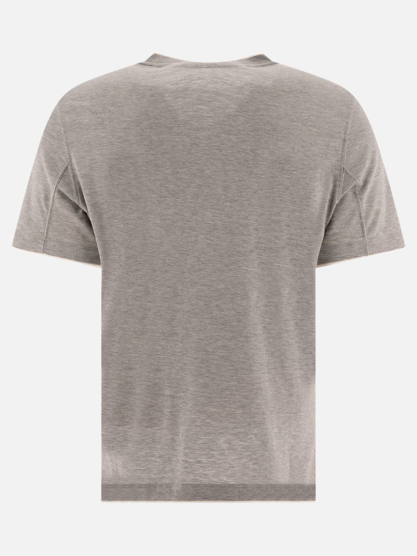 Brunello Cucinelli "Faux-Layering" t-shirt Grey