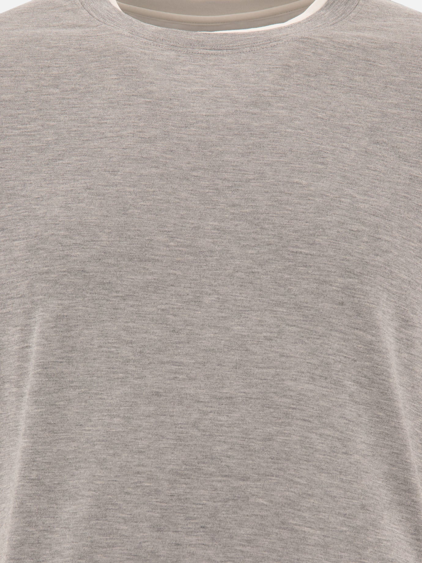 Brunello Cucinelli "Faux-Layering" t-shirt Grey