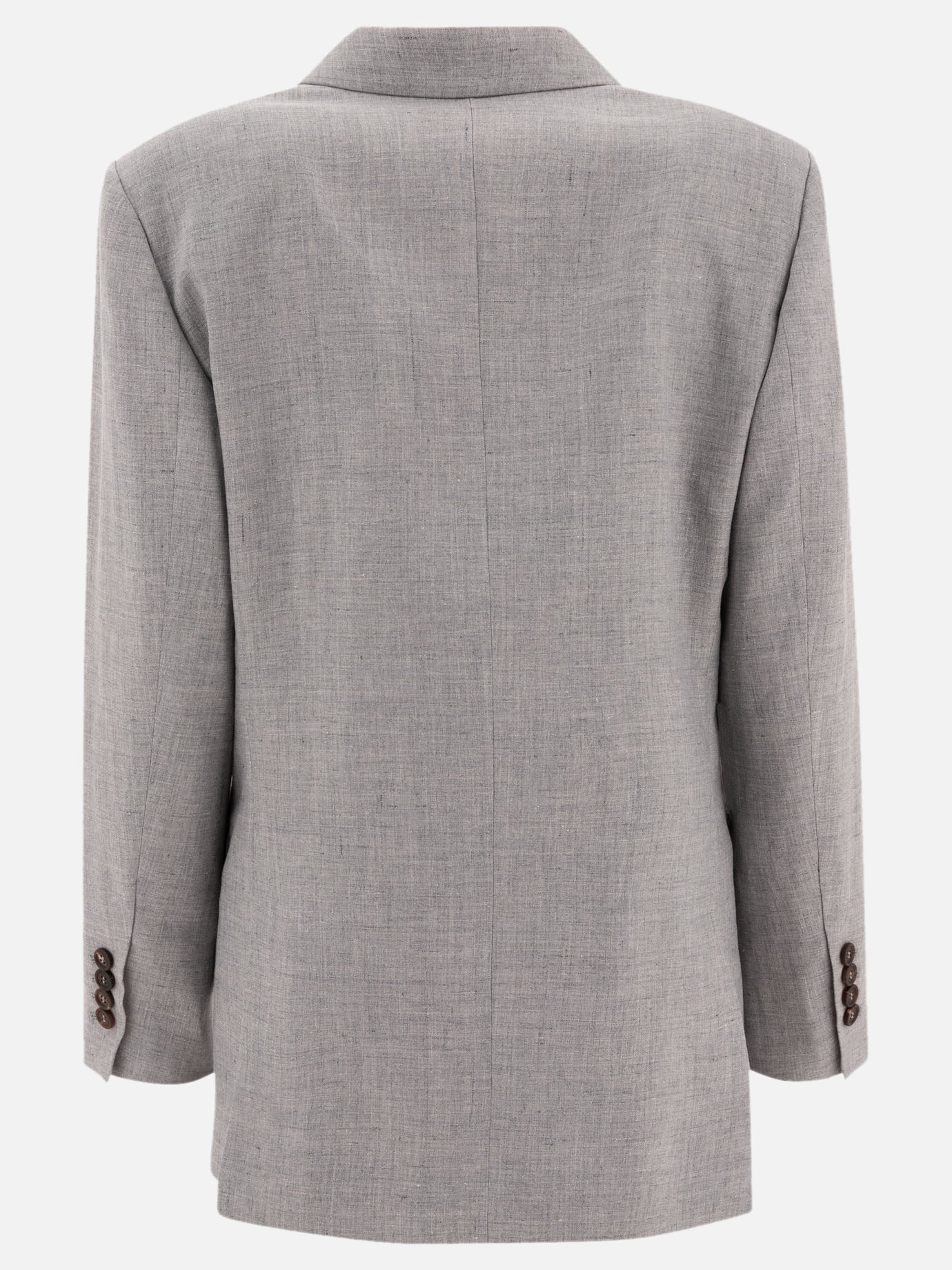 Blazer Solid colour  Grigio - Brunello Cucinelli Donna | PDP | VIETTI Online Store | Zoom-Modal_2
