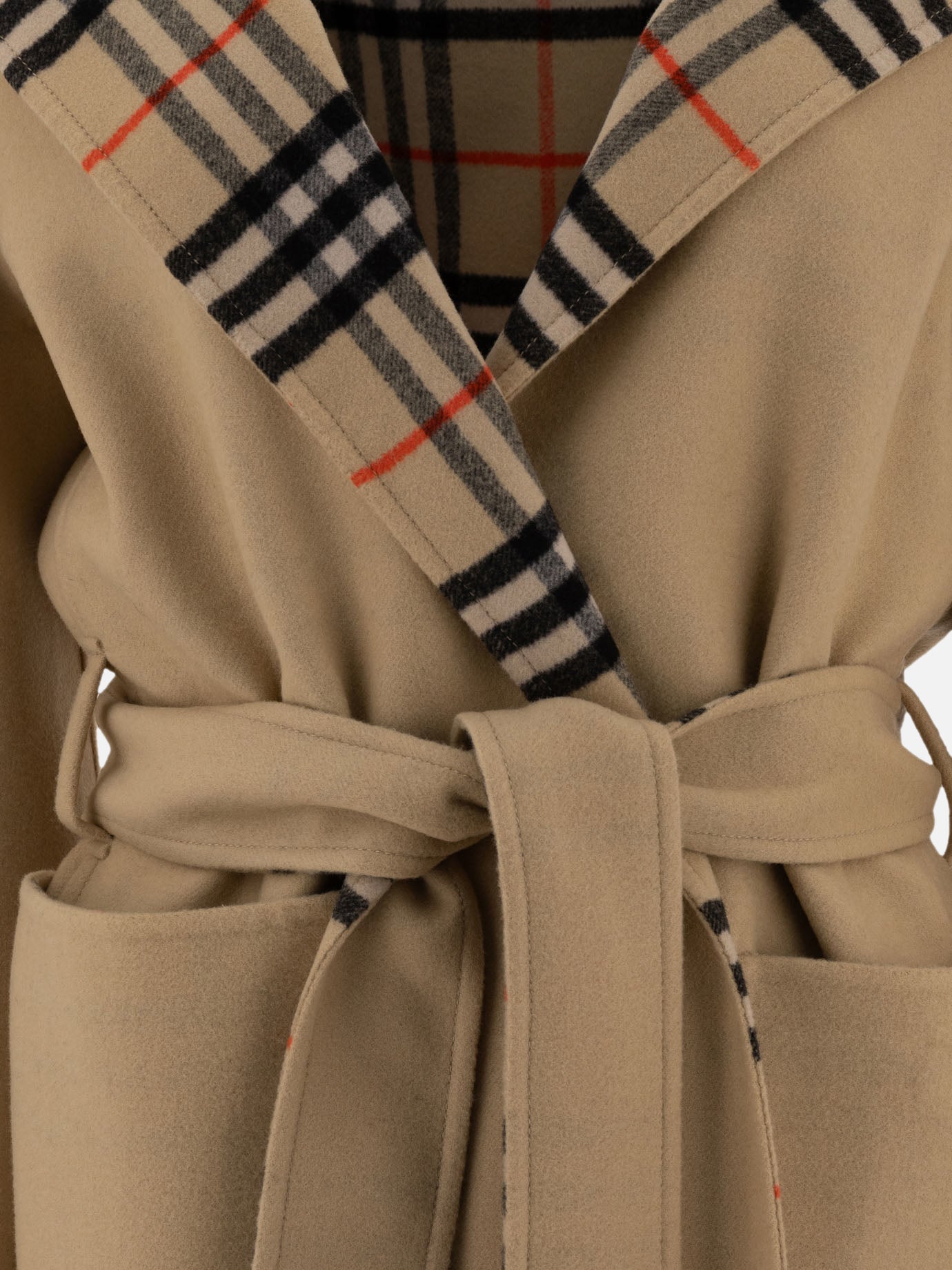 Cappotti lunghi Check  Beige - Burberry Donna | PDP | VIETTI Online Store | thumbnail_5
