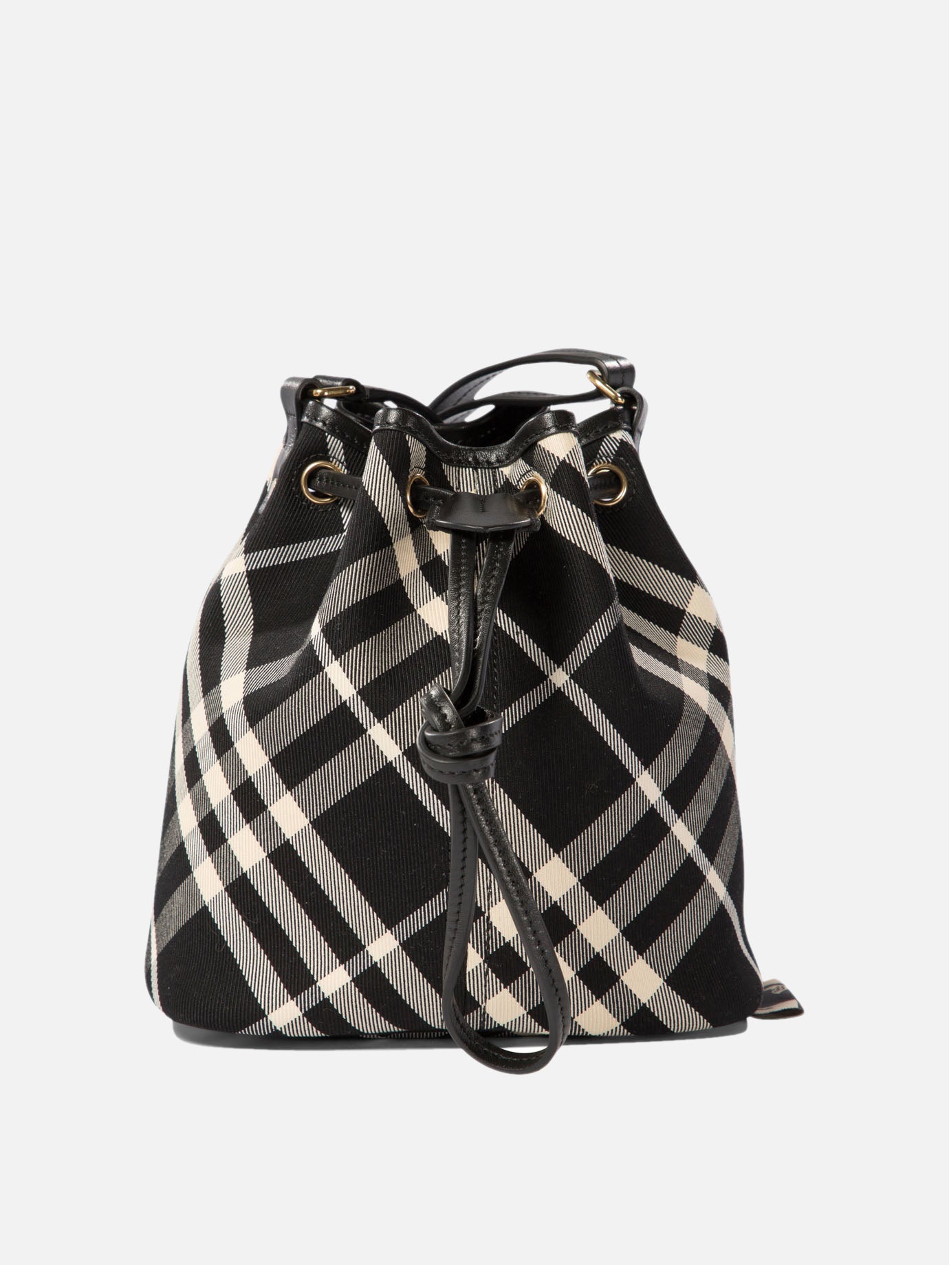 "Check Mini" bucket bag