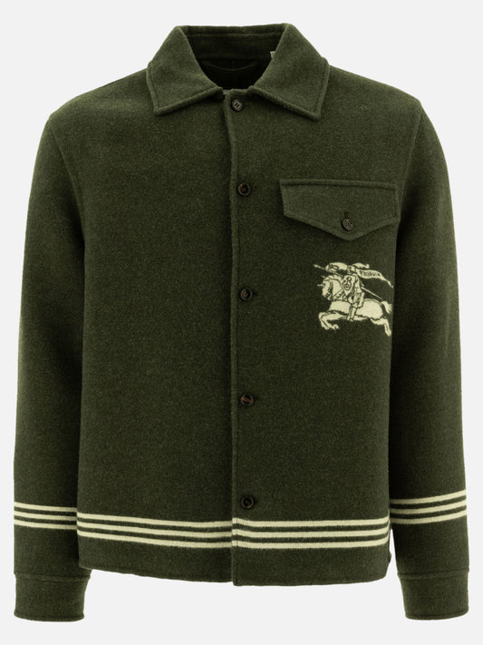 Overshirt jackets Solid colour  Green - Burberry Men | PLP | VIETTI Online Store 
