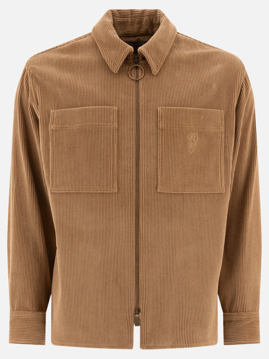 Overshirt jackets Solid colour  Brown - Burberry Men | PLP | VIETTI Online Store 
