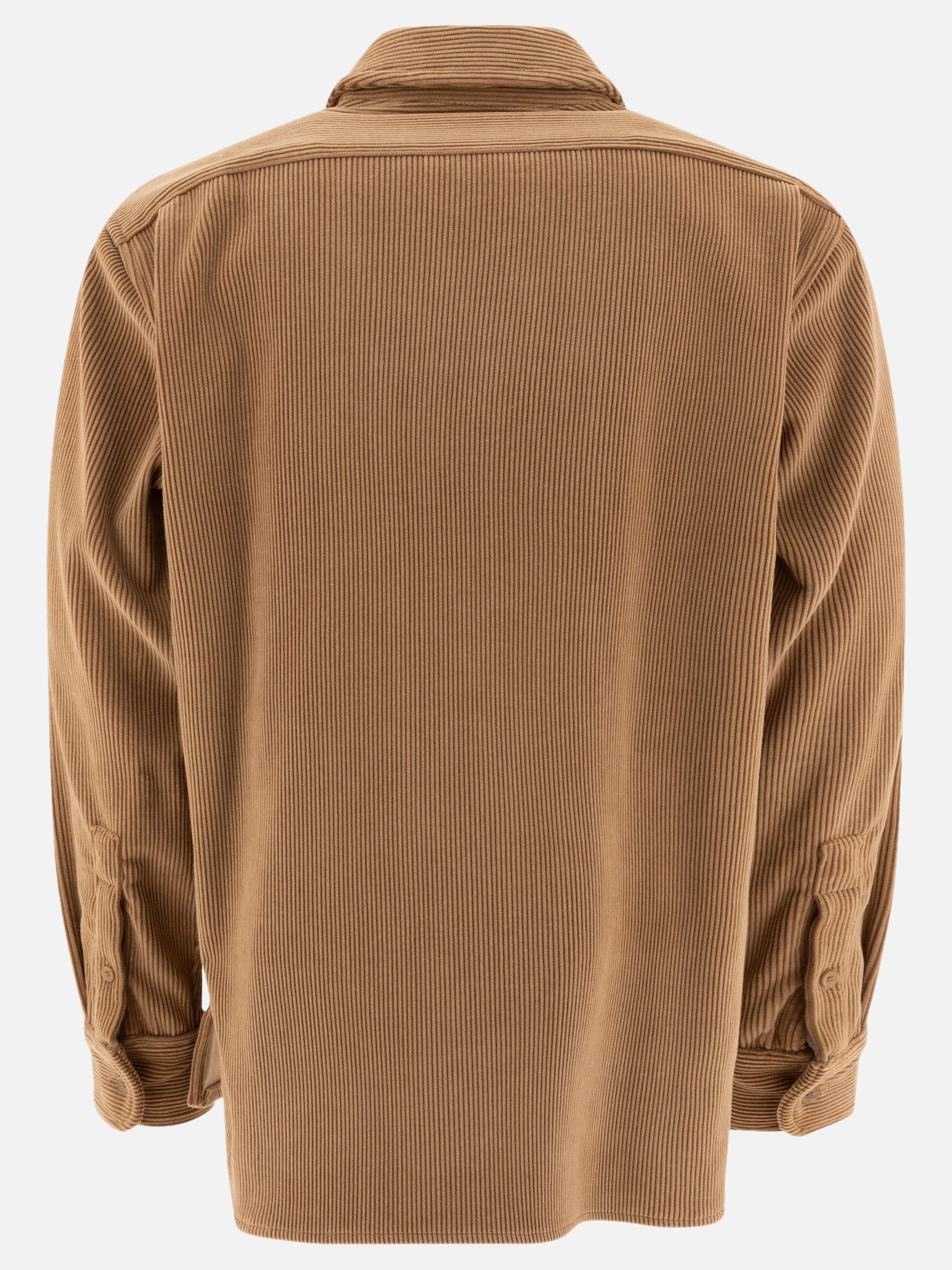 Overshirt jackets Solid colour  Brown - Burberry Men | PDP | VIETTI Online Store | thumbnail_2