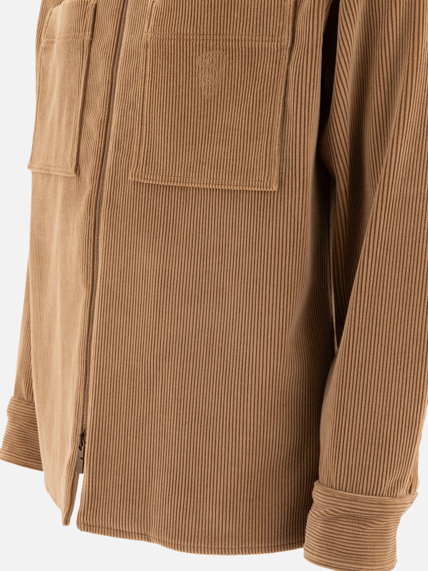 Overshirt jackets Solid colour  Brown - Burberry Men | PDP | VIETTI Online Store | thumbnail_4