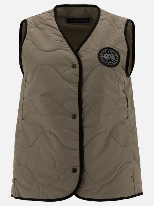 Giacche smanicate Solid colour  Verde - Canada Goose Donna | PLP | VIETTI Online Store 
