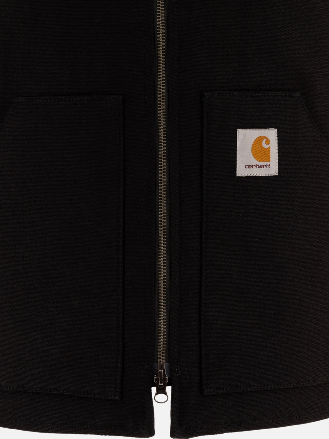 Carhartt WIP Vest jacket with patch logo Black