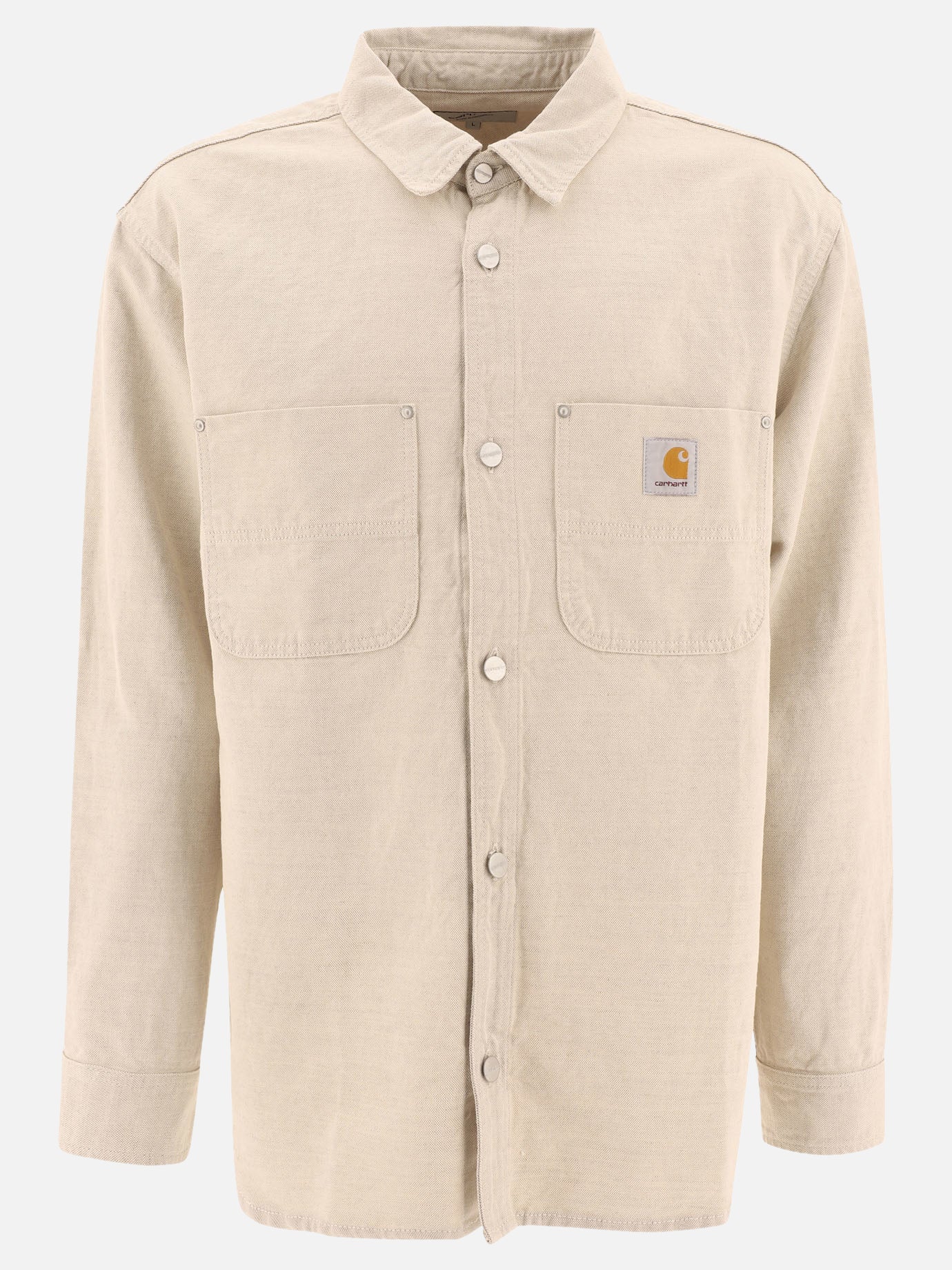 Overshirt jackets Solid colour  Beige - Carhartt WIP Men | PDP | VIETTI Online Store | thumbnail
