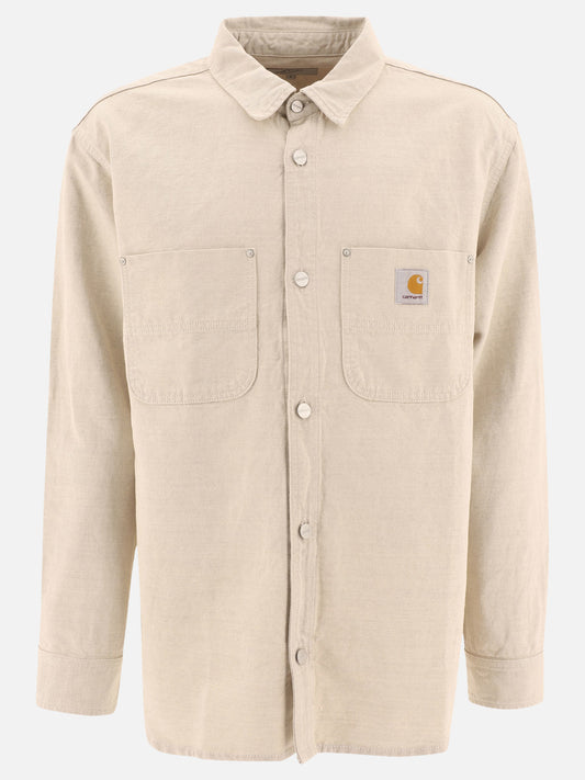 Overshirt jackets Solid colour  Beige - Carhartt WIP Men | PLP | VIETTI Online Store 
