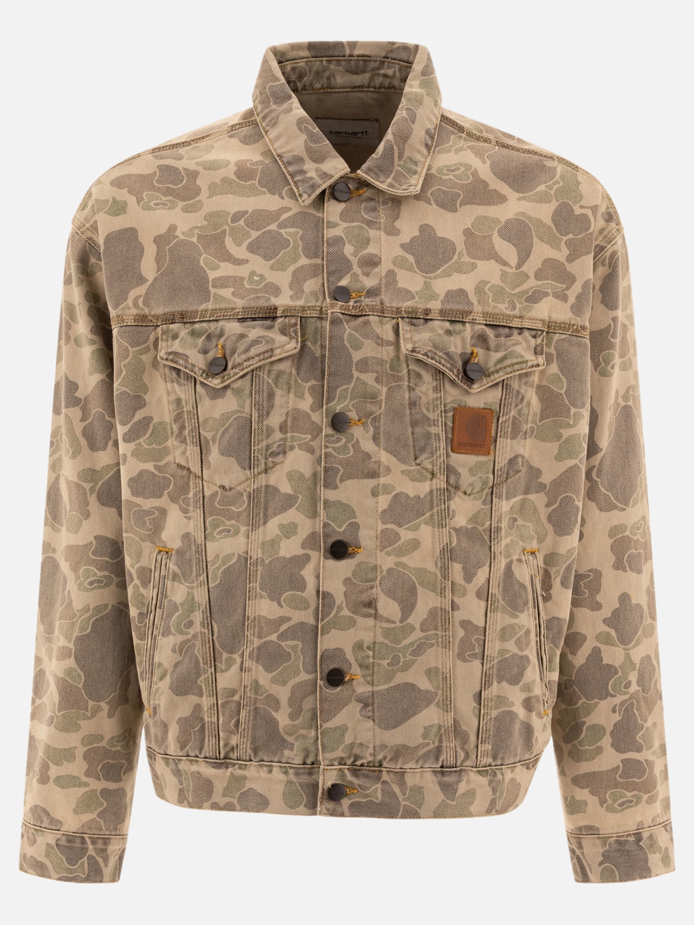 Giacche in denim Camouflage  Verde - Carhartt WIP Uomo | PDP | VIETTI Online Store | Zoom-Modal
