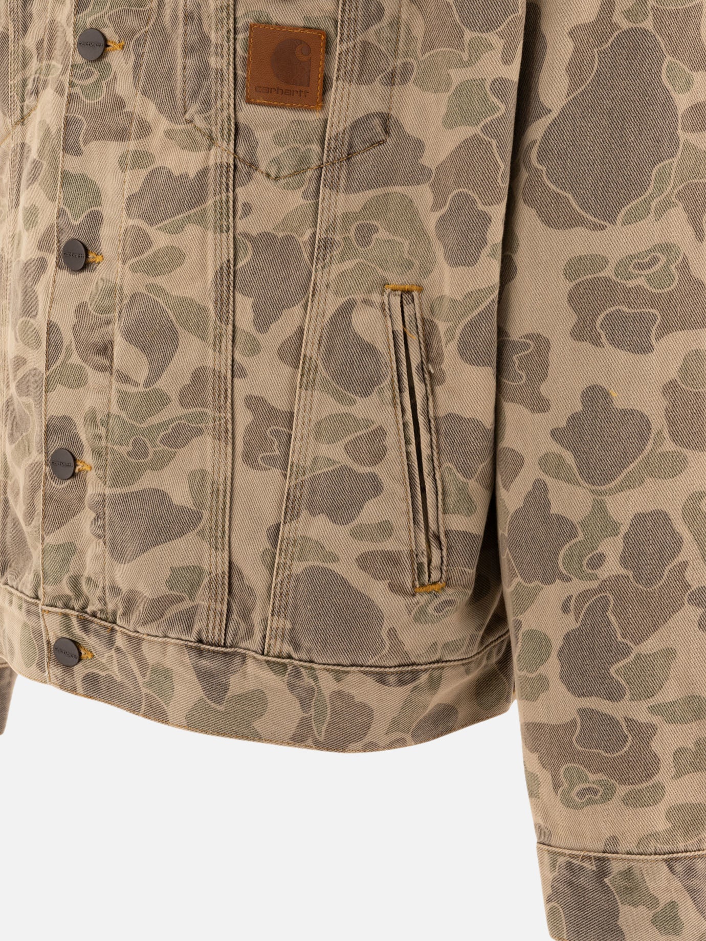 Giacche in denim Camouflage  Verde - Carhartt WIP Uomo | PDP | VIETTI Online Store | Zoom-Modal_4
