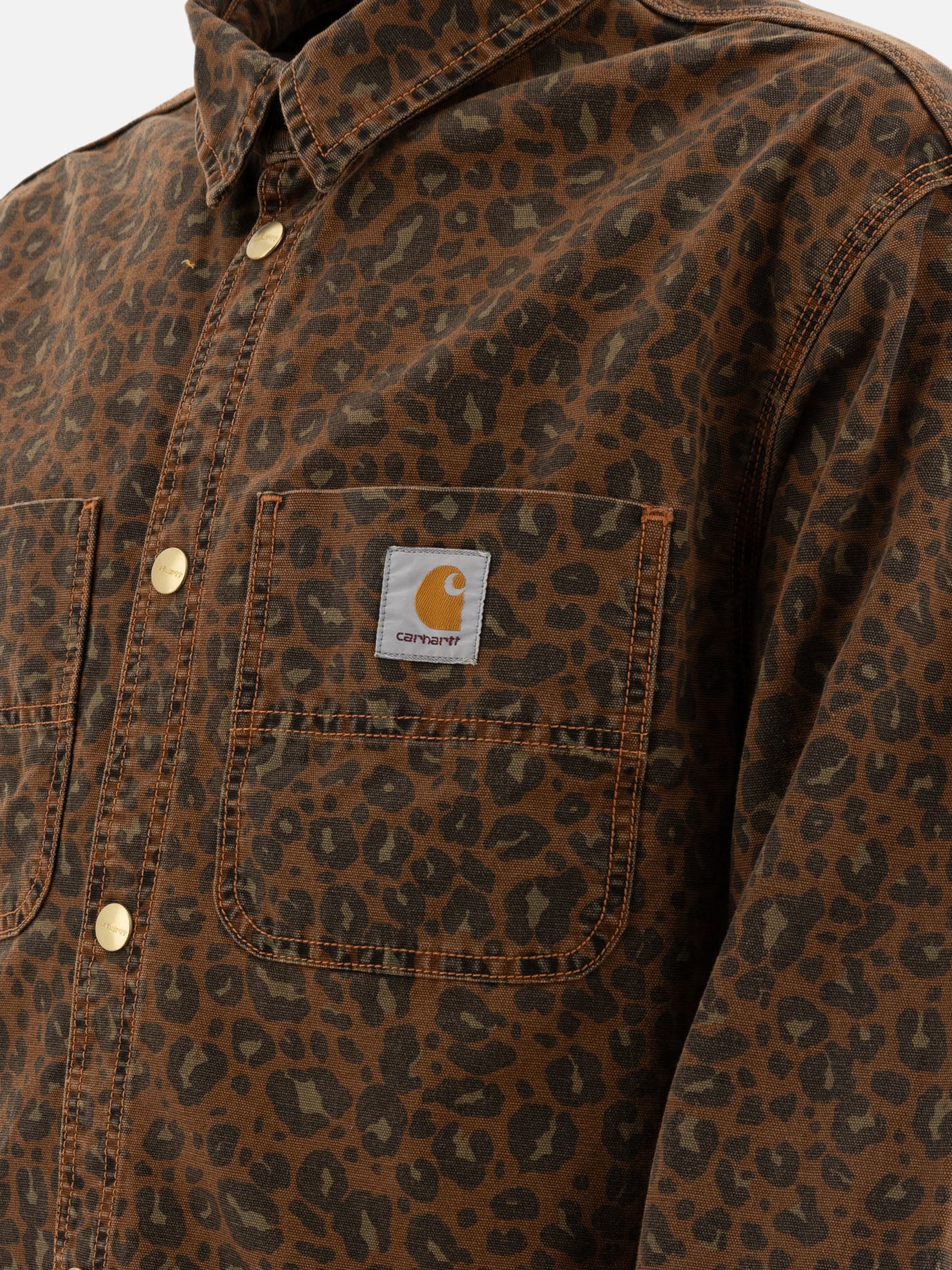 Carhartt WIP "Conro" overshirt jacket Brown