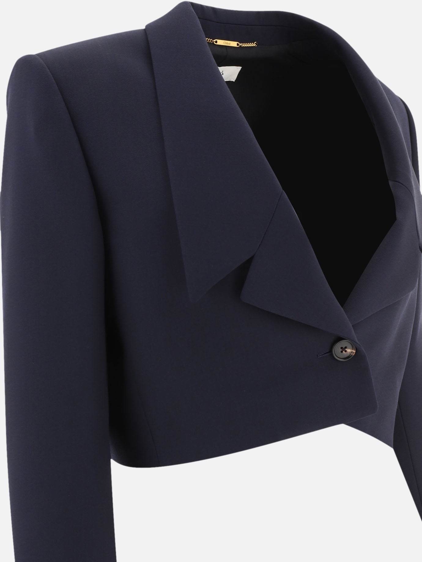 Blazer Solid colour  Blu - Chloé Donna | PDP | VIETTI Online Store | thumbnail_4
