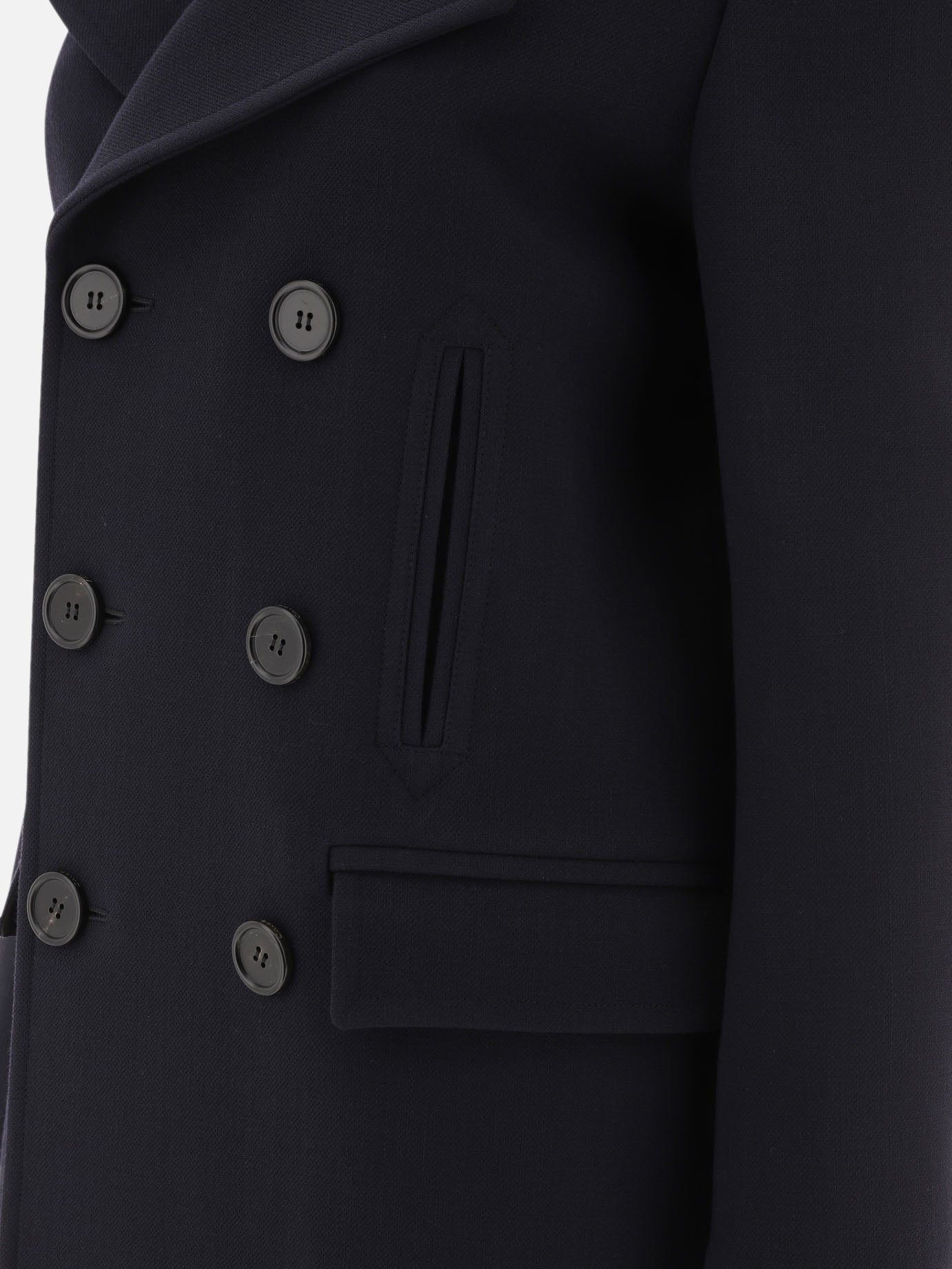 Cappotti corti Solid colour  Blu - Chloé Donna | PDP | VIETTI Online Store | thumbnail_4