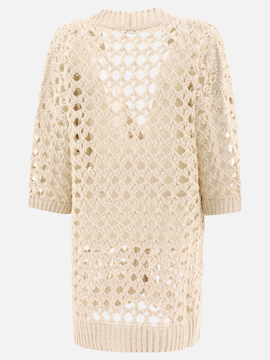 Cardigans Textured knit  Beige - Brunello Cucinelli Women | PDP | VIETTI Online Store | 2
