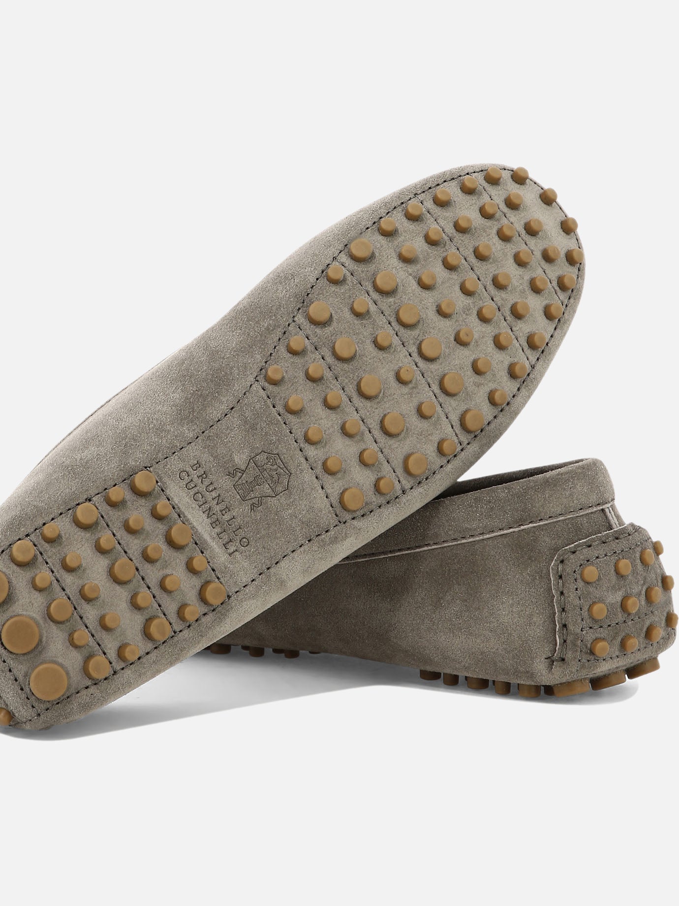 Mocassini 100% suede - 100% rubber  Marrone - Brunello Cucinelli Donna | PDP | VIETTI Online Store | thumbnail_5