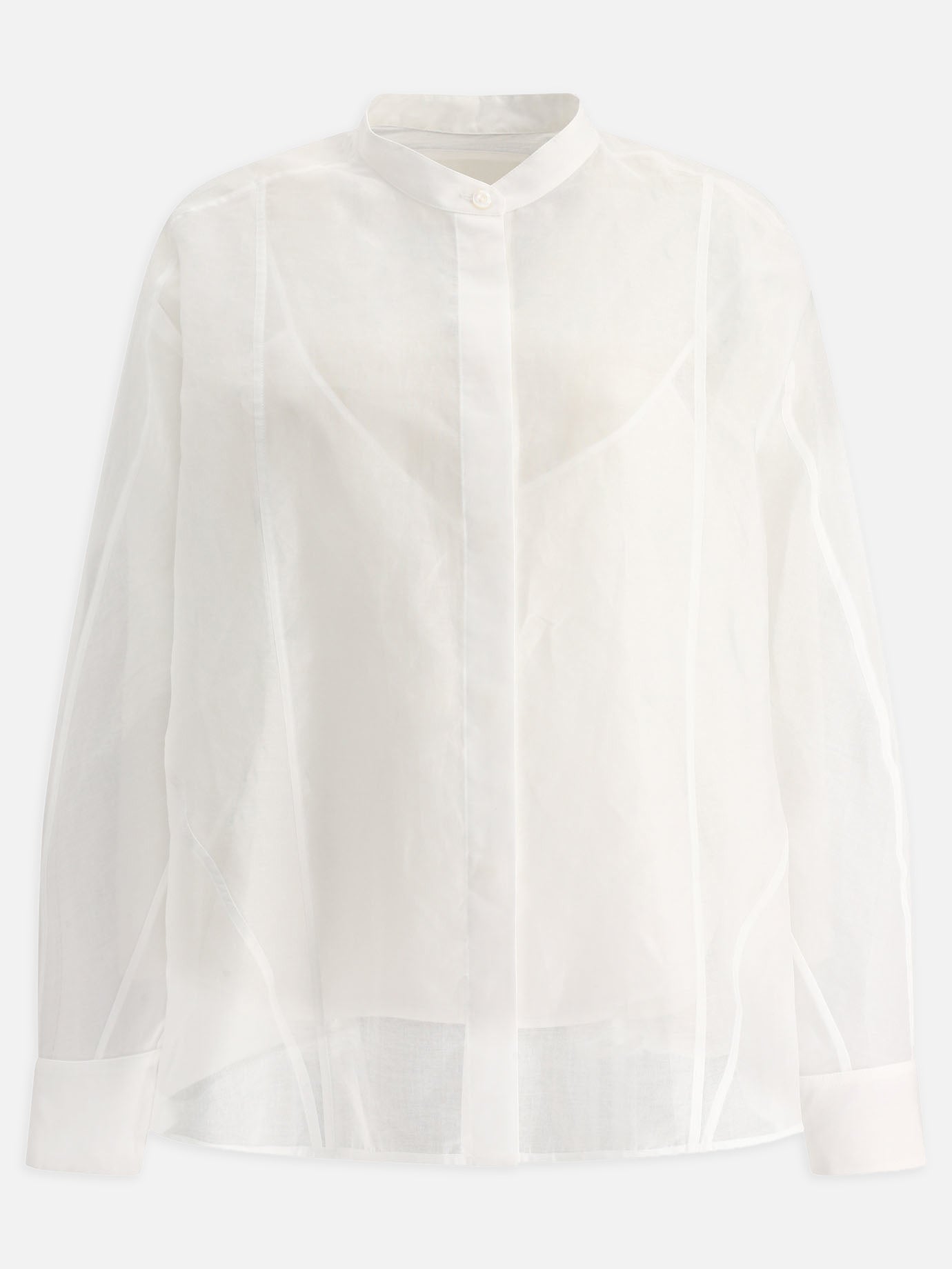 Camicie casual Solid colour  Bianco - Jil Sander Donna | PDP | VIETTI Online Store | thumbnail
