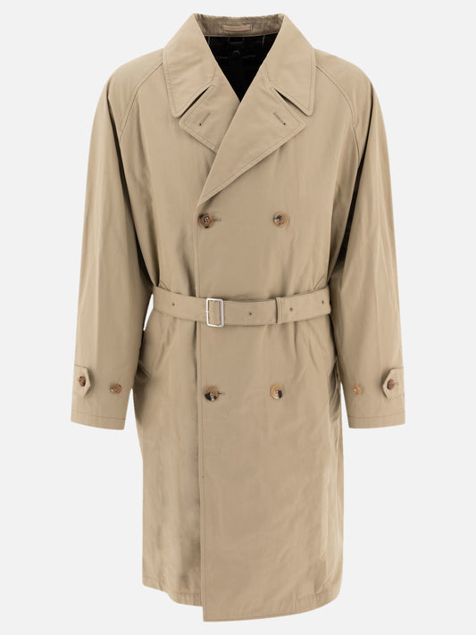 Belted trench coat