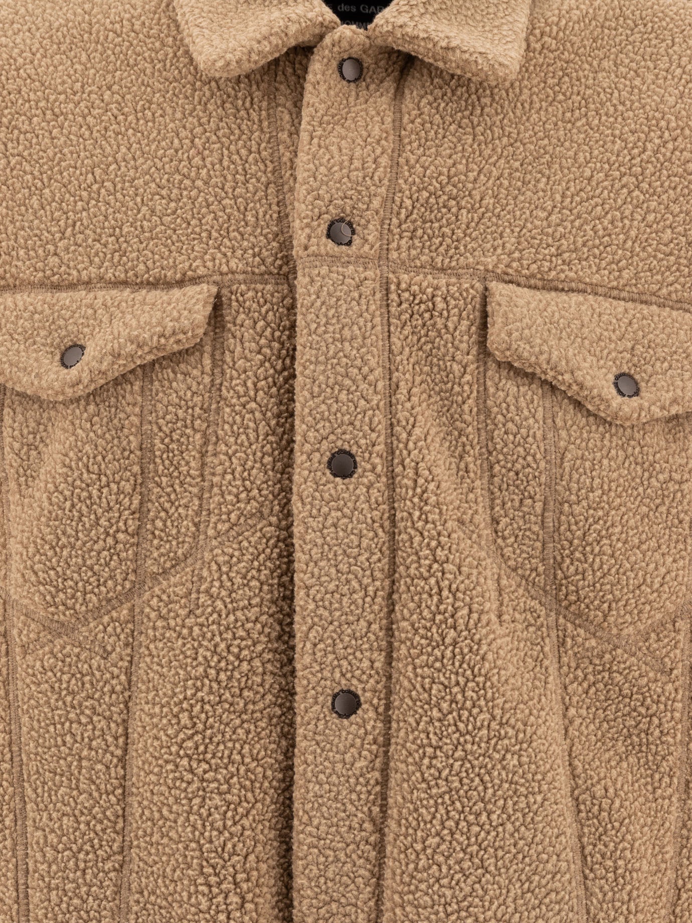 Comme Des Garçons Homme Fleece overshirt Beige