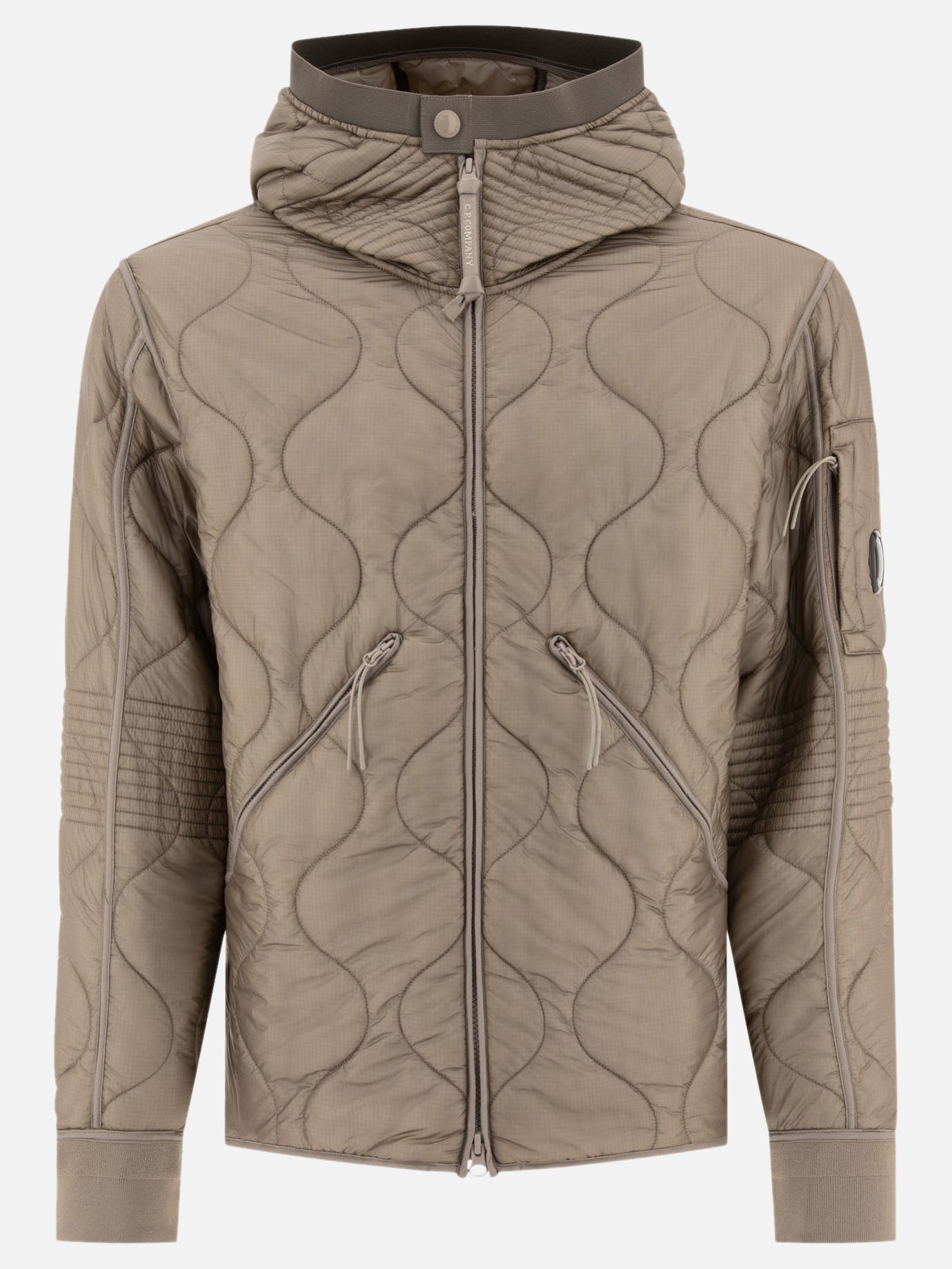 Giacche leggere & Trapuntate Solid colour  Beige - C.P. Company Uomo | PDP | VIETTI Online Store | thumbnail